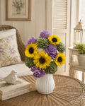 Sunshine & Wisteria Wood Flowers