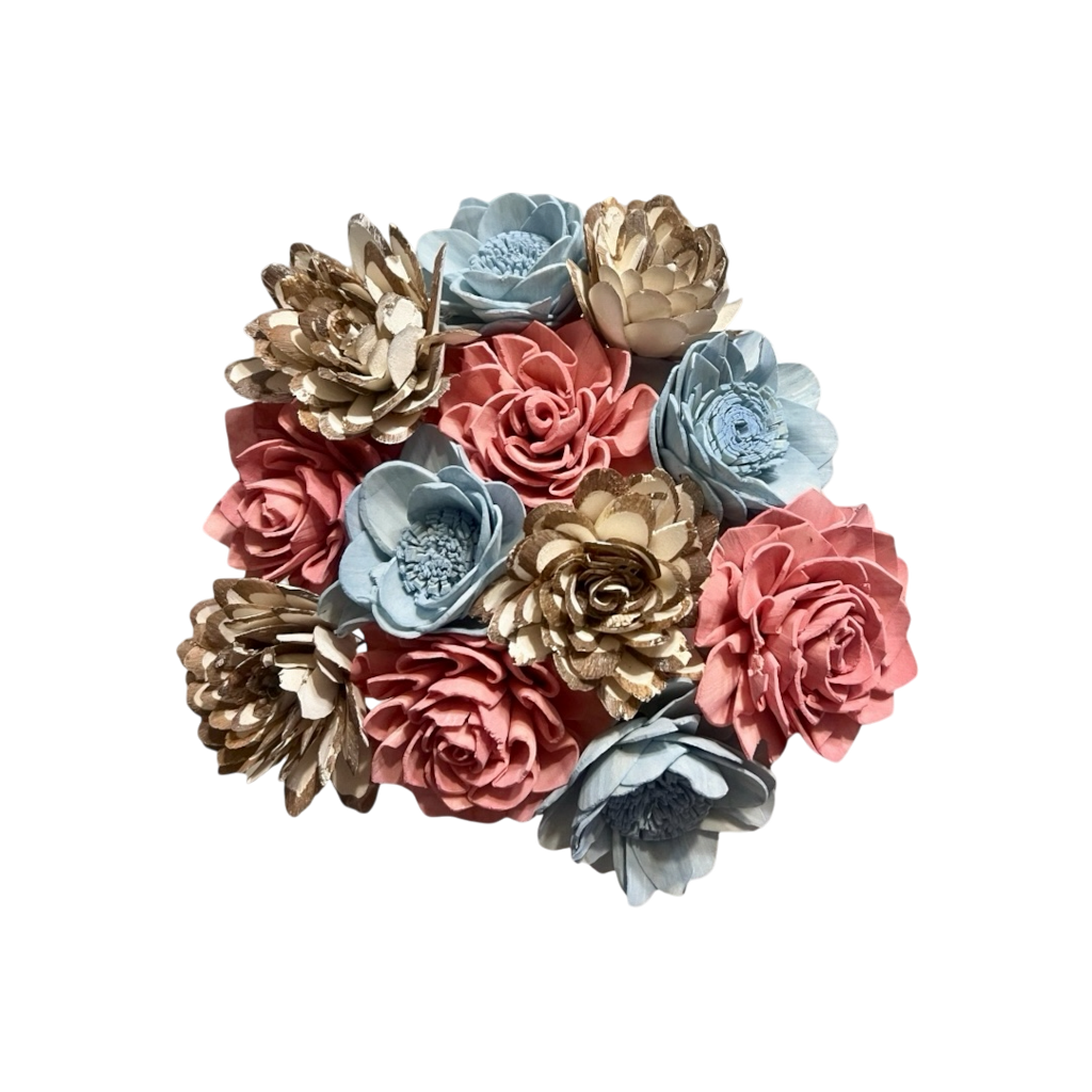 Skyline Serenity Wood Flowers
