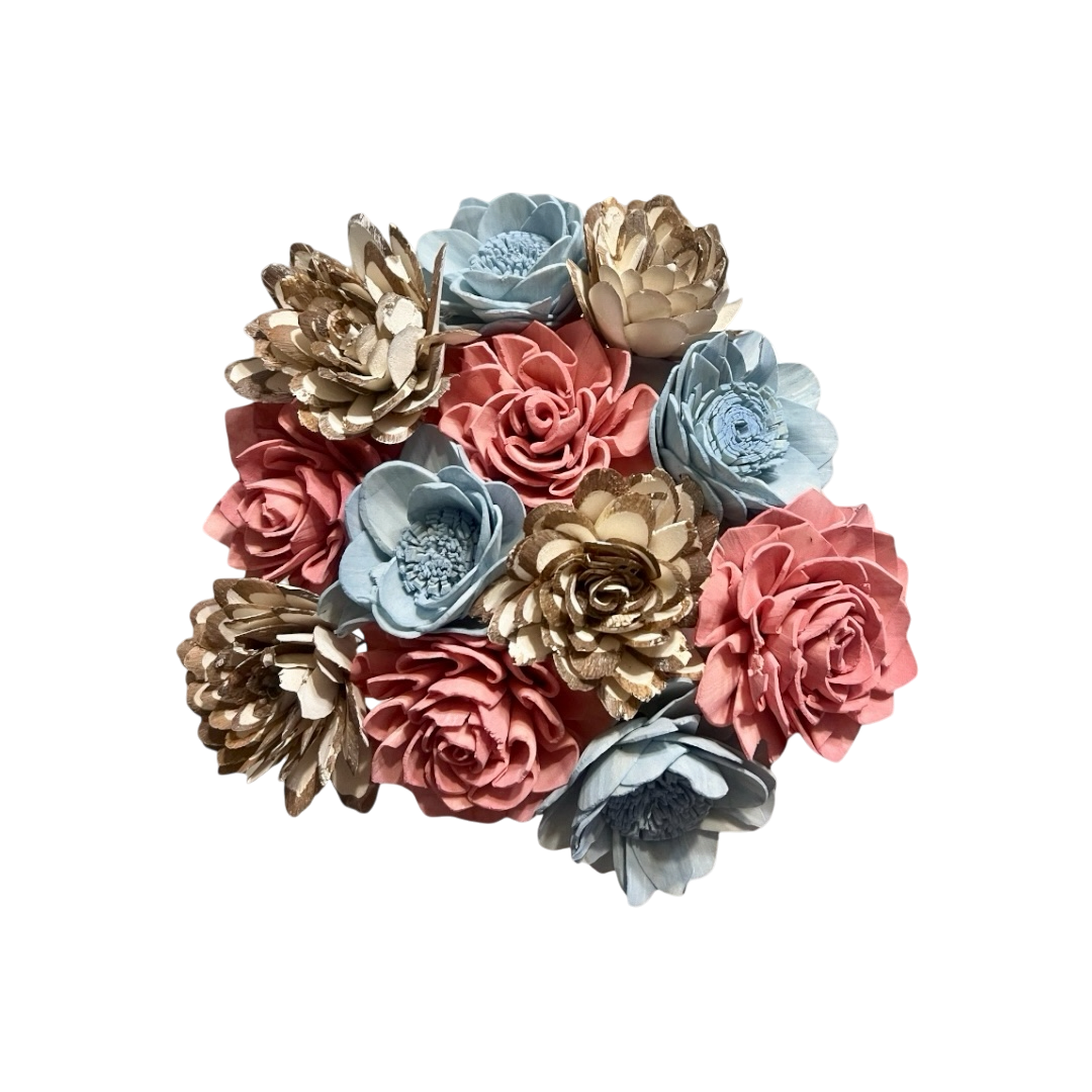 Skyline Serenity Wood Flowers