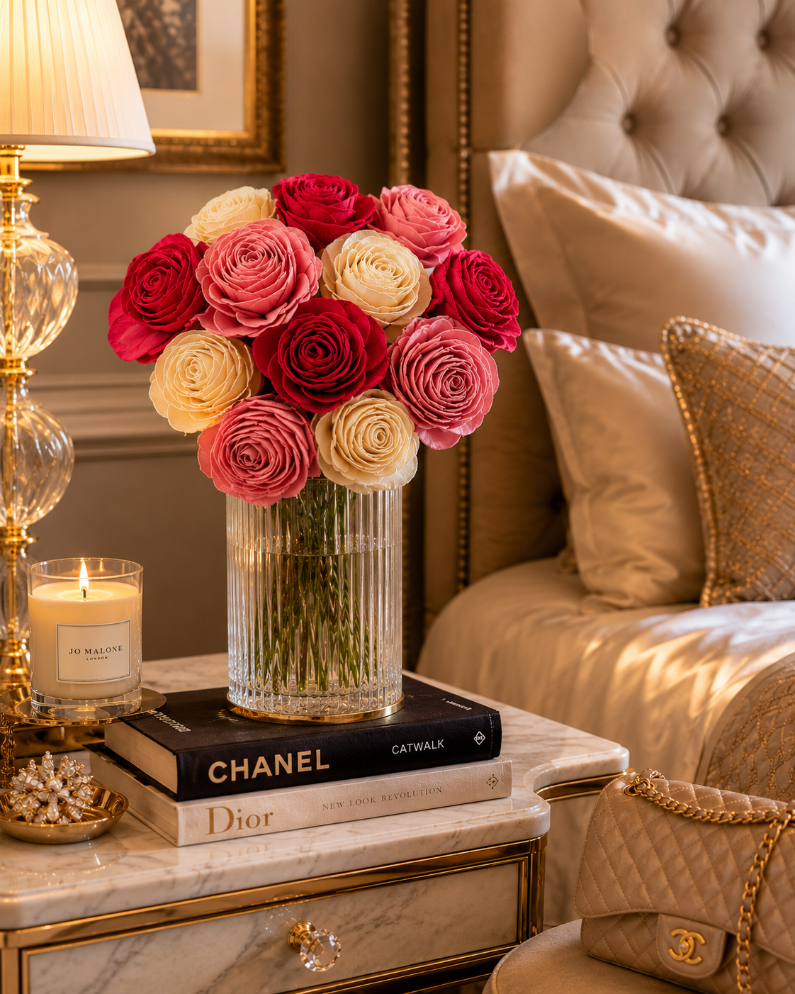 Belle Amour Wood Flowers