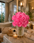Pink Opulence Rose Wood Flowers