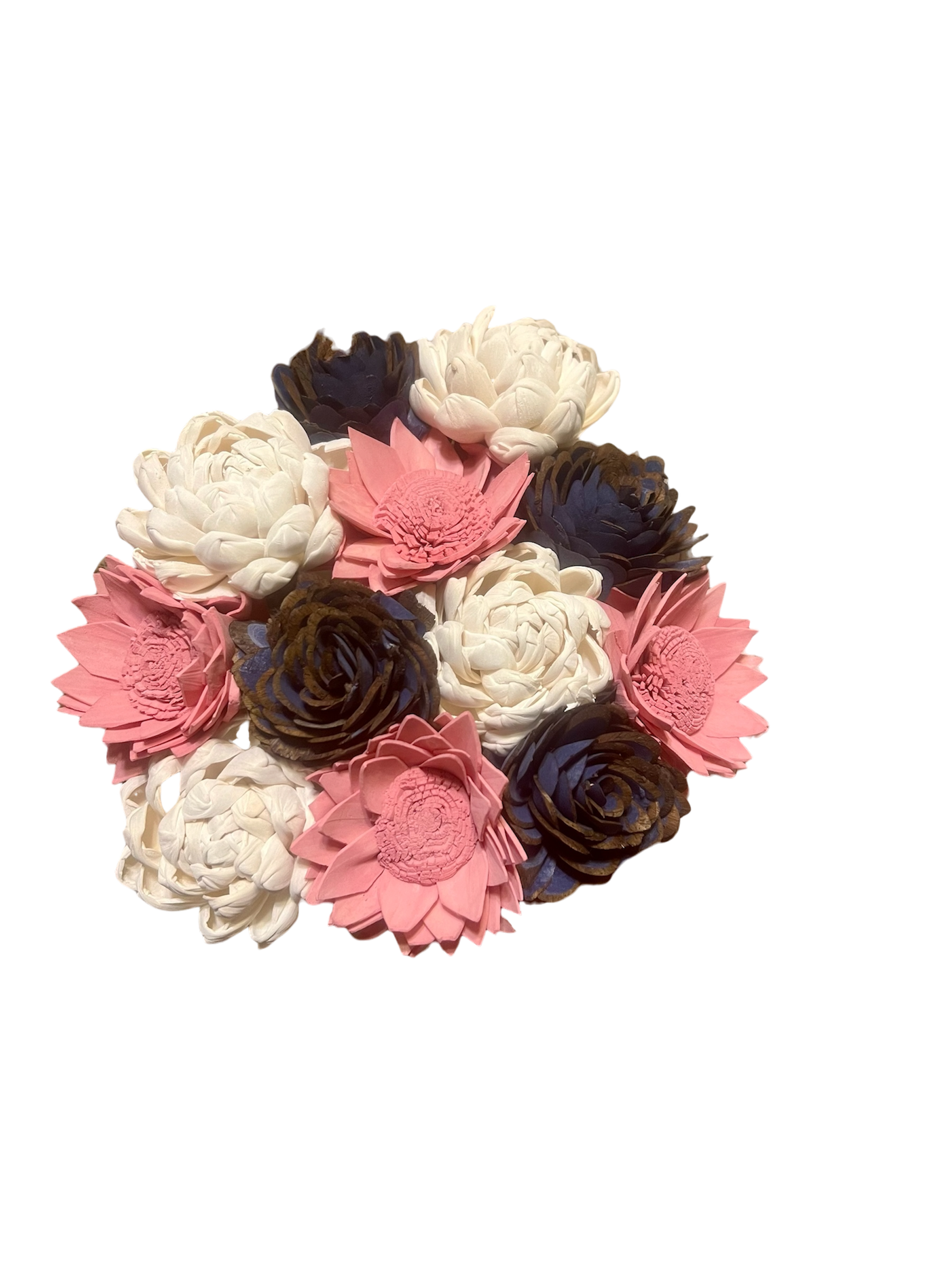 Midnight Romance Wood Flowers