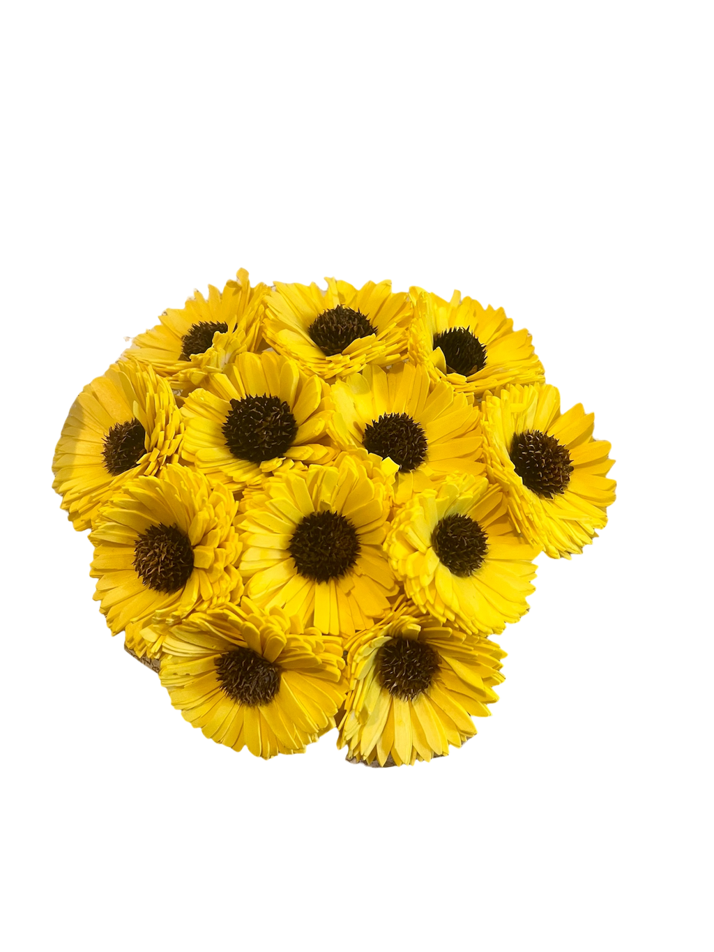 Sunflower Kiss Wood Flowers