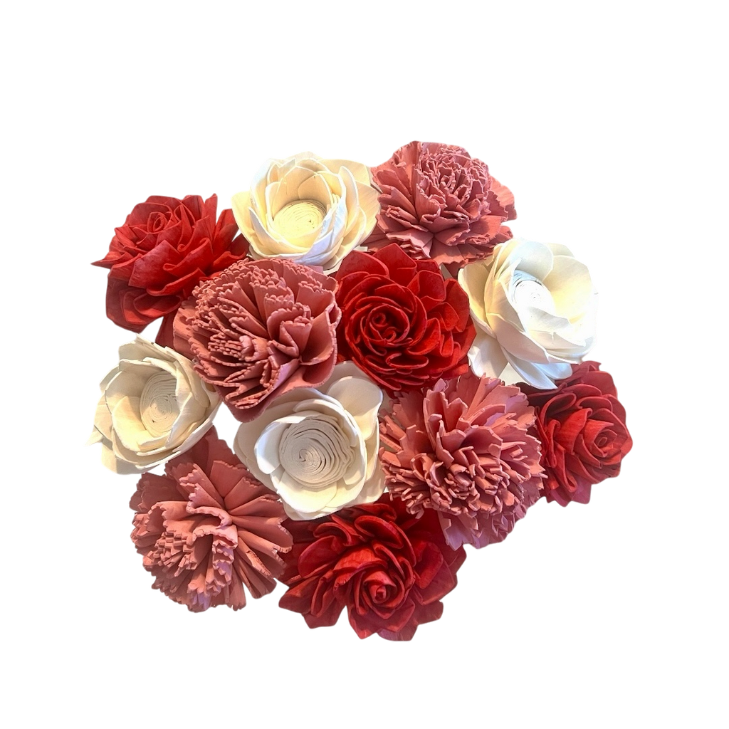 Sweetheart Serenade Wood Flowers