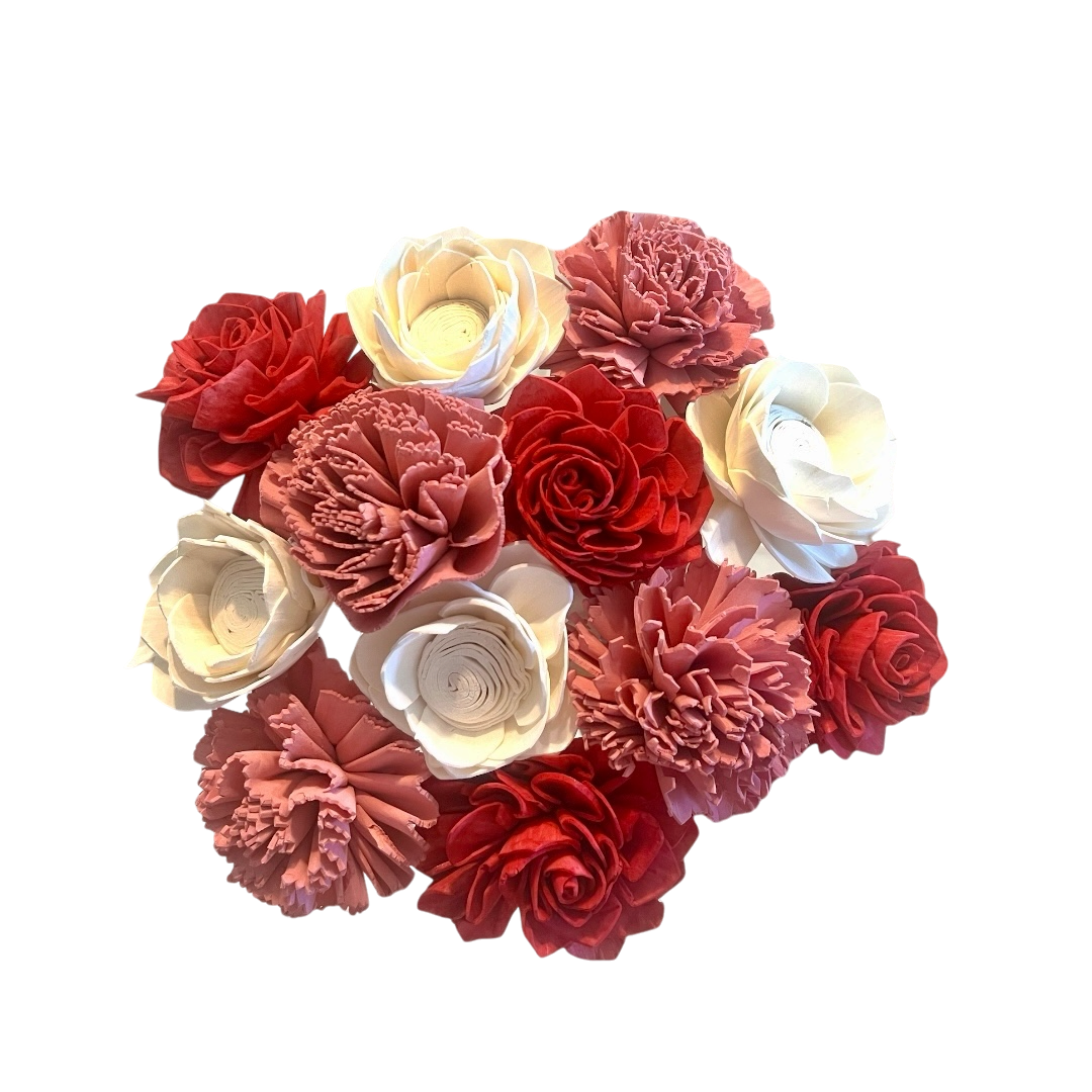 Sweetheart Serenade Wood Flowers