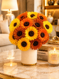 Golden Harvest Wood Flowers