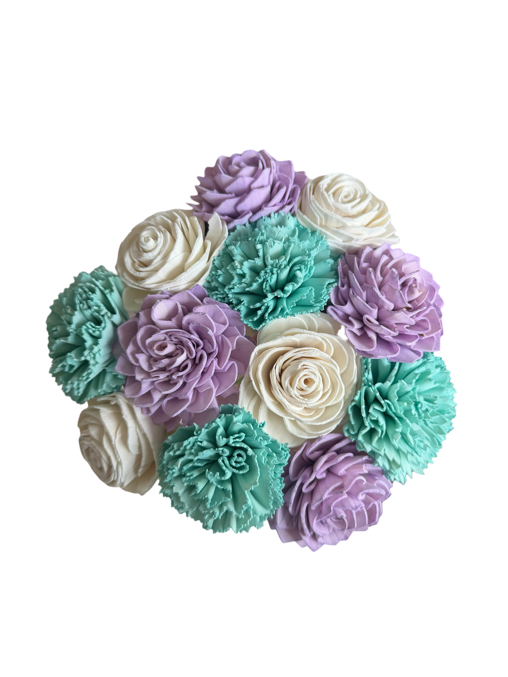 Mermaid Kiss Wood Flowers