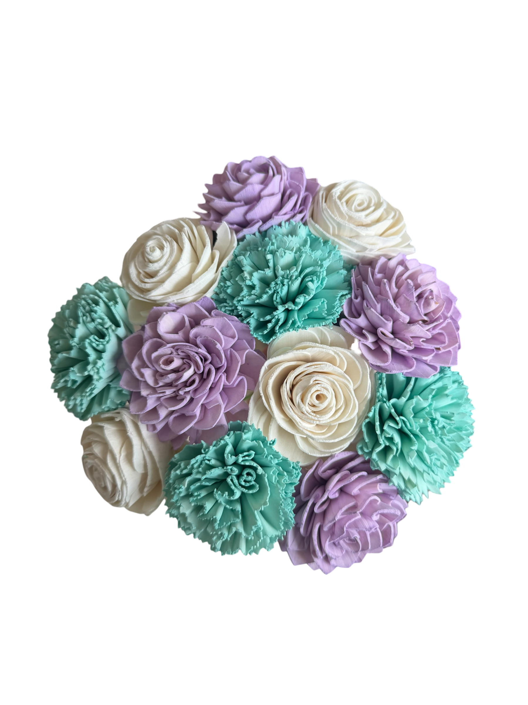 Mermaid Kiss Wood Flowers
