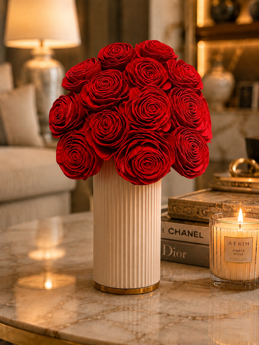 Endless Love Rose Wood Flowers