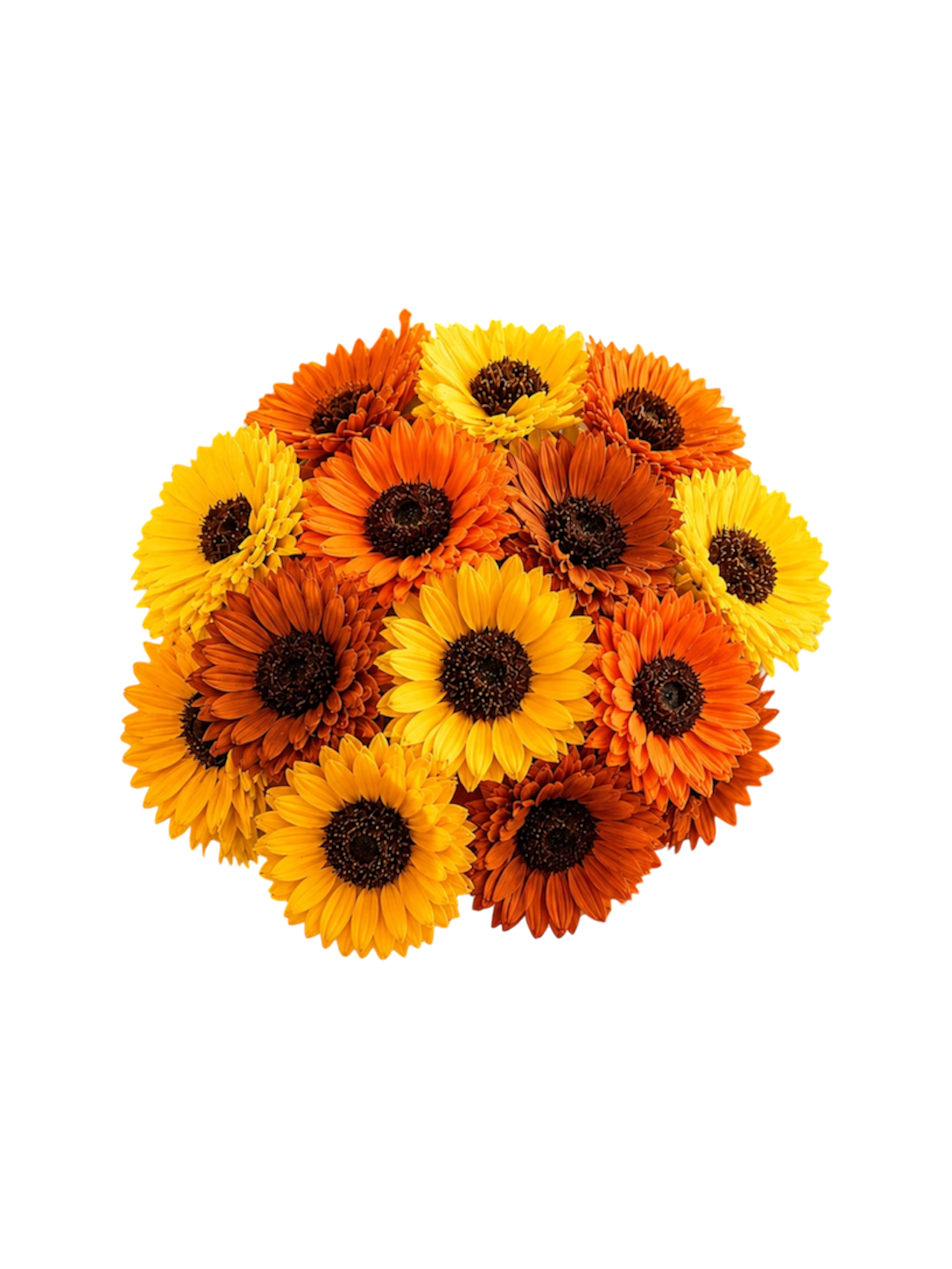 Golden Harvest Wood Flowers