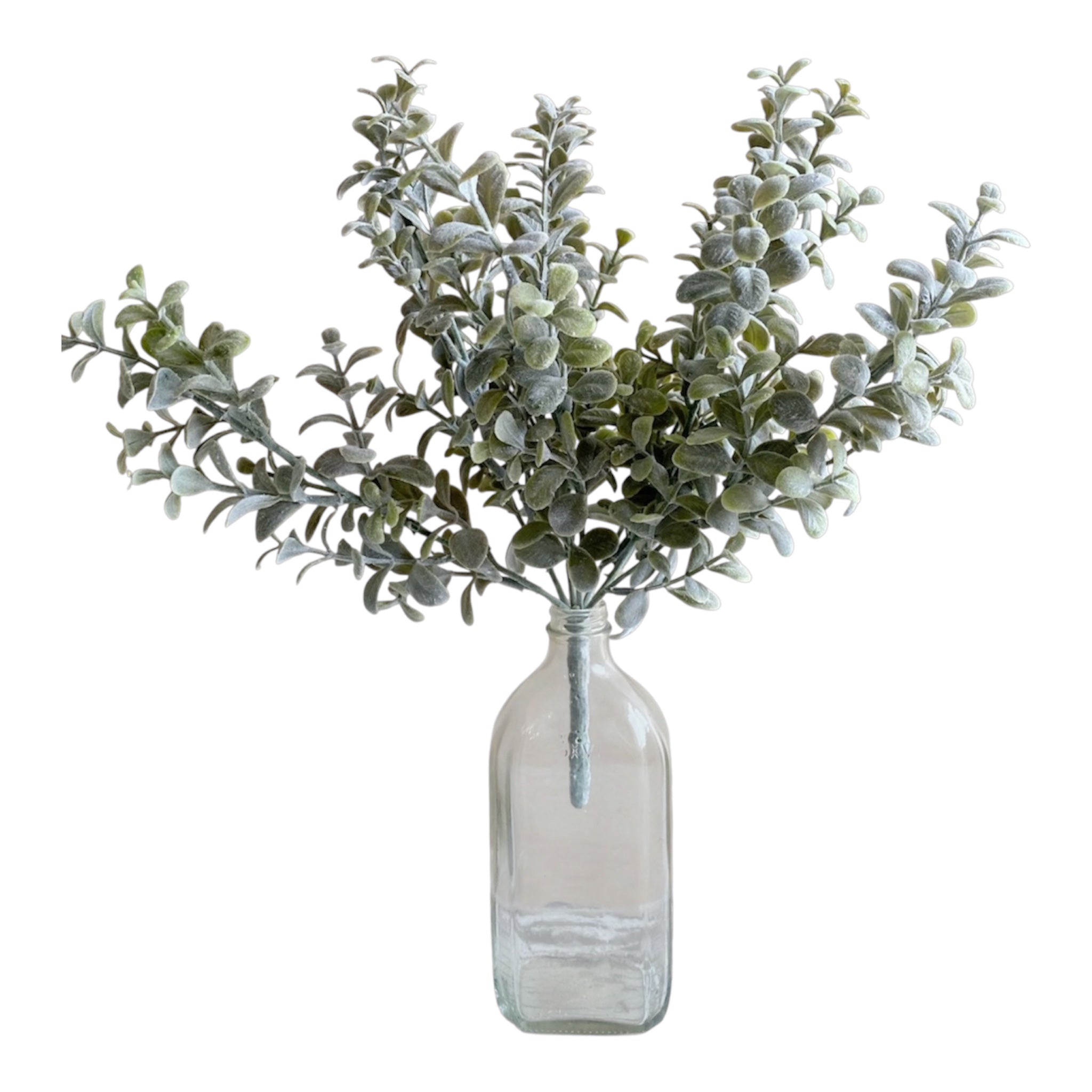 Frosted Eucalyptus Bush Greenery Add On
