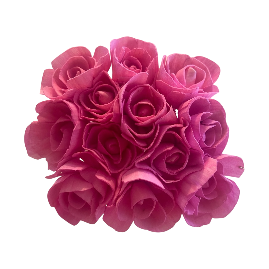 Pink Opulence Rose Wood Flowers