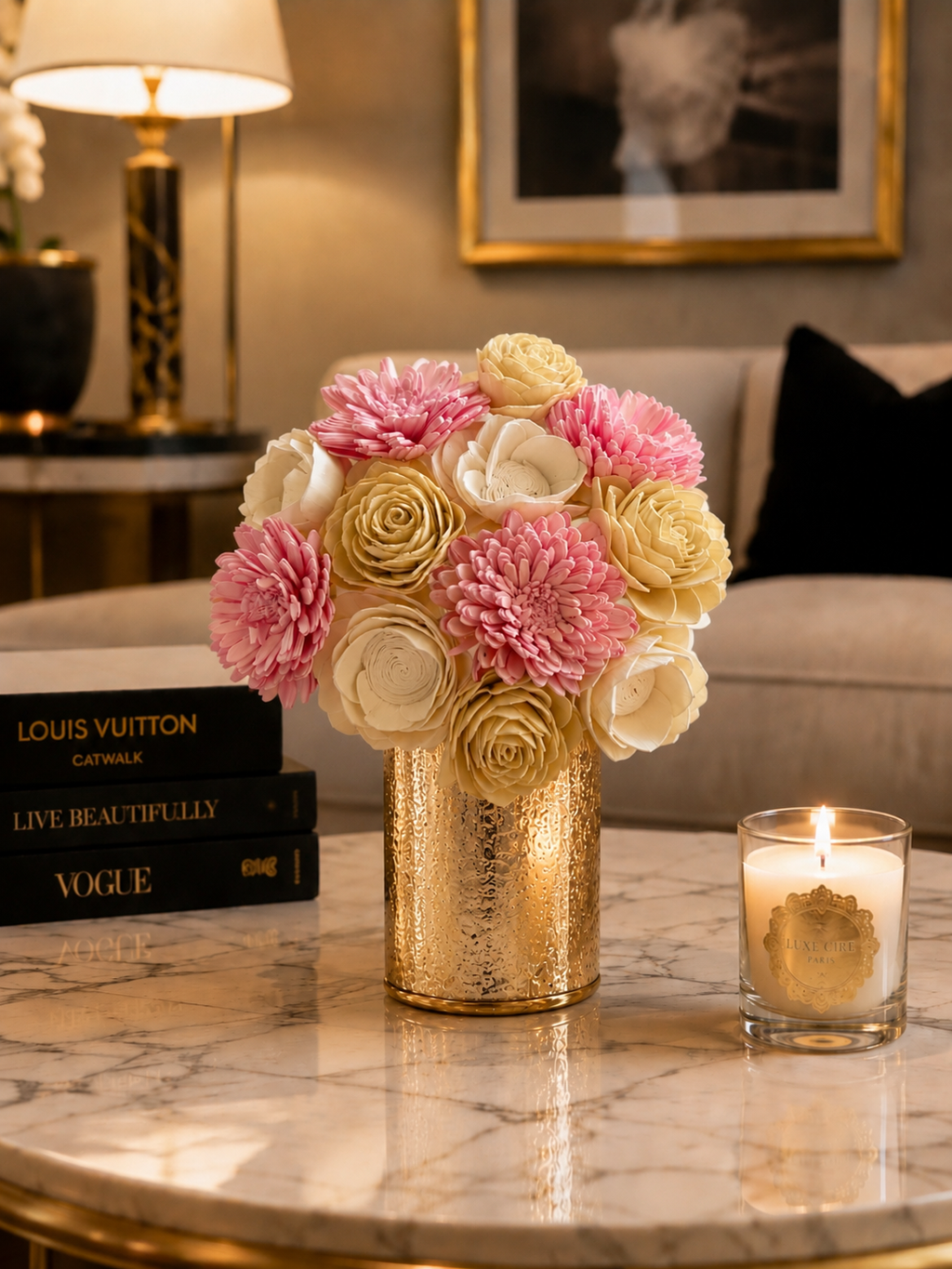 Sweet Elegance Wood Flowers